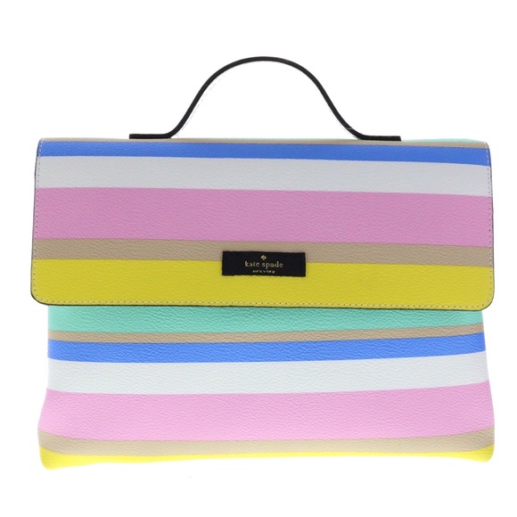 kate spade Handbags - NWT Kate Spade Dune Stripe Lita Travel Case